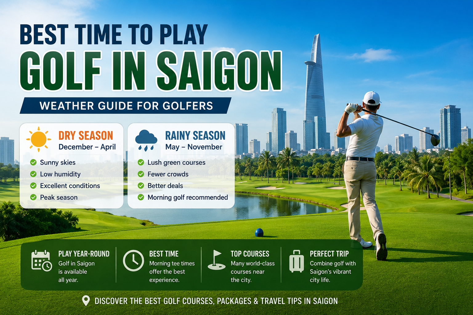 Best Time to Play Golf in Saigon – Weather Guide for Golfers