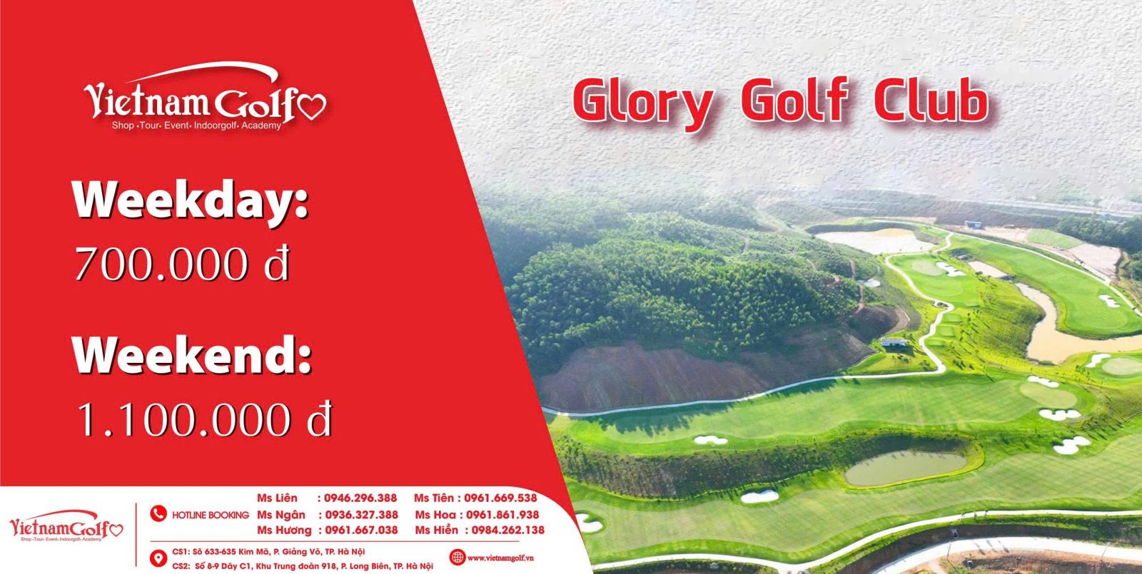 Glory Golf Club - New golf course in Thai Nguyen